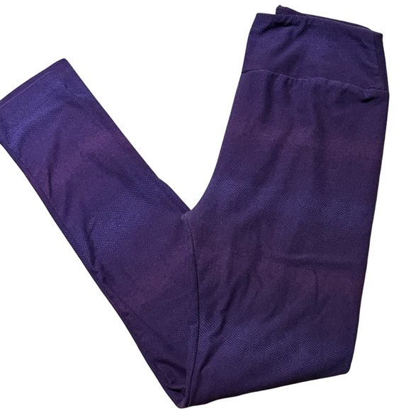 Lularoe purple one size leggings wa - Picture 1 of 3